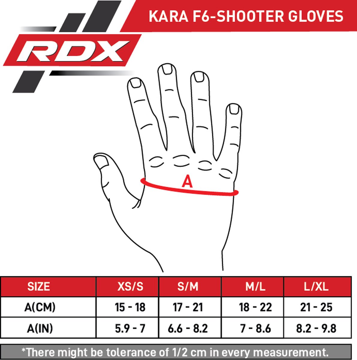RDX Sports F6 Kara - MMA Bokshandschoenen - Training - Boksen - Kunstleer - Goud - S/M — cadeau in Sport & Outdoor - foto 7