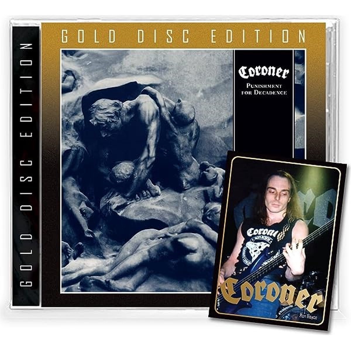 Coroner - Punishment For Decadence (CD) (Gold Disc Edition) (Limited Edition) (Remastered)