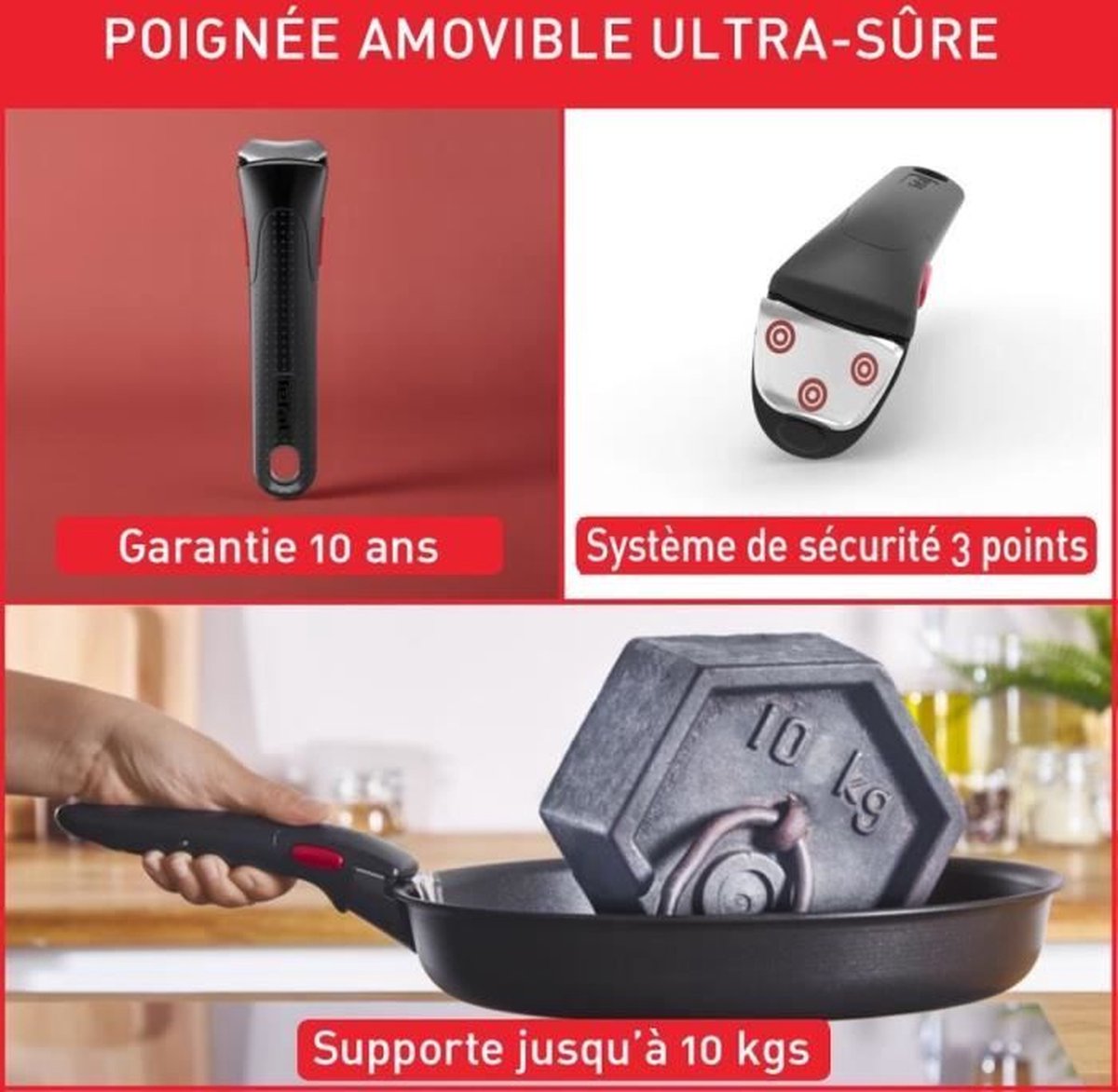 Tefal Ingenio handgreep - Afneembare handgreep thumbnail 3