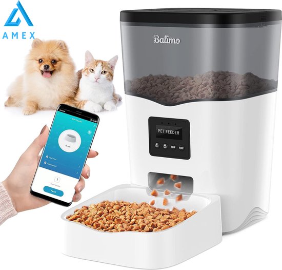 Sailvono Voederautomaat voor katten, 2 bakken, intelligente