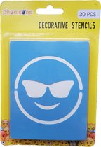 Stencils Smiley 30 stuks