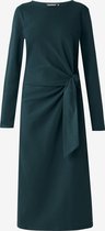 Mexx Robe à manches longues avec détail noué à la taille pour femme - Vert foncé - Taille S