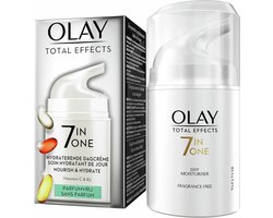 Olay Total Effects 7-in-1 - Hydraterende Dagcrème - Parfumvrij - 4 x 50 ml