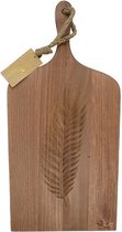 Senza snijplank serveerplank Pine wood Pauw 51x25 cm