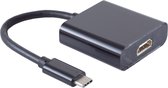 Powteq - USB C naar HDMI adapter - 1080p 30 Hz - Gold-plated - Alt mode USB C