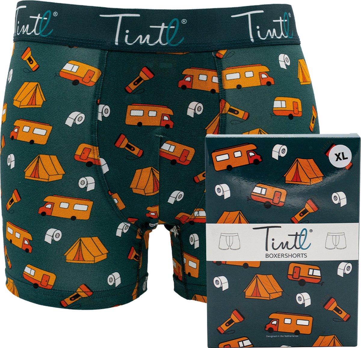 Tintl boxershorts | Dutch - Camping life (maat XXL)