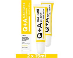 Q+A Caffeine Oogserum - 2 x 15 ml - Voordeelverpakking