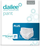 Dailee Pants Premium Plus Large - 6 paquets de 14 pièces - Pantalons Incontinence