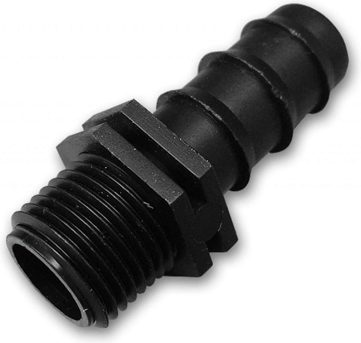 Bradas koppeling – 1/2" mannelijke draad x 20 mm slangtule – Tuinslangadapter – Voor bewateringssystemen