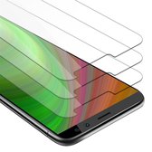 Cadorabo 3x Screenprotector geschikt voor Honor 10 LITE / Huawei P SMART 2019 - Beschermende Pantser Film in KRISTALHELDER - Getemperd (Tempered) Display beschermend glas in 9H hardheid met 3D Touch