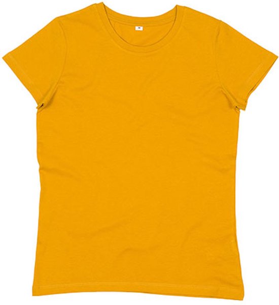 Damesshirt 'Essential T' met ronde hals Mustard - XXL