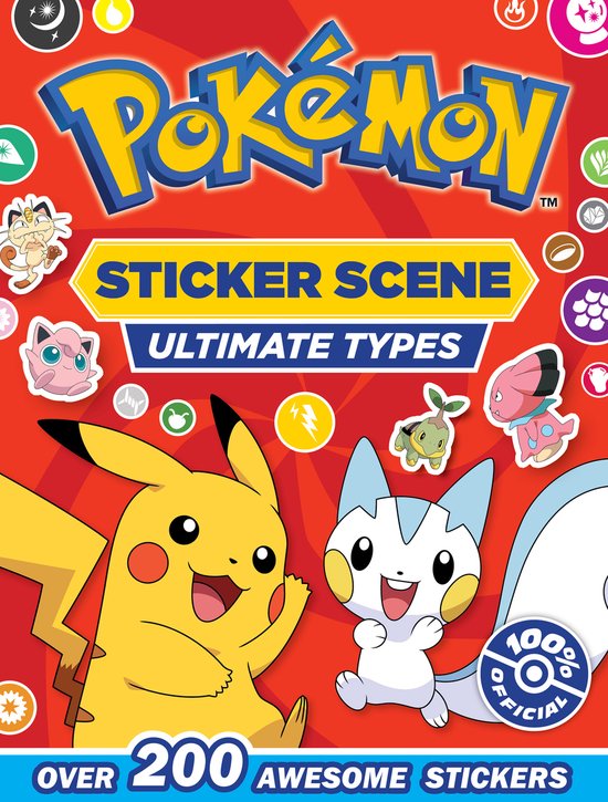 POKÉMON ULTIMATE TYPES STICKER SCENE - cover