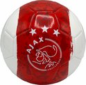 Ajax Voetbal size 5 Wit Rood Wit Baan Gemeleerd - Ajax Bal - Bergwijn - Brobbey - Ajax Voetbal -Ajax Amsterdam -