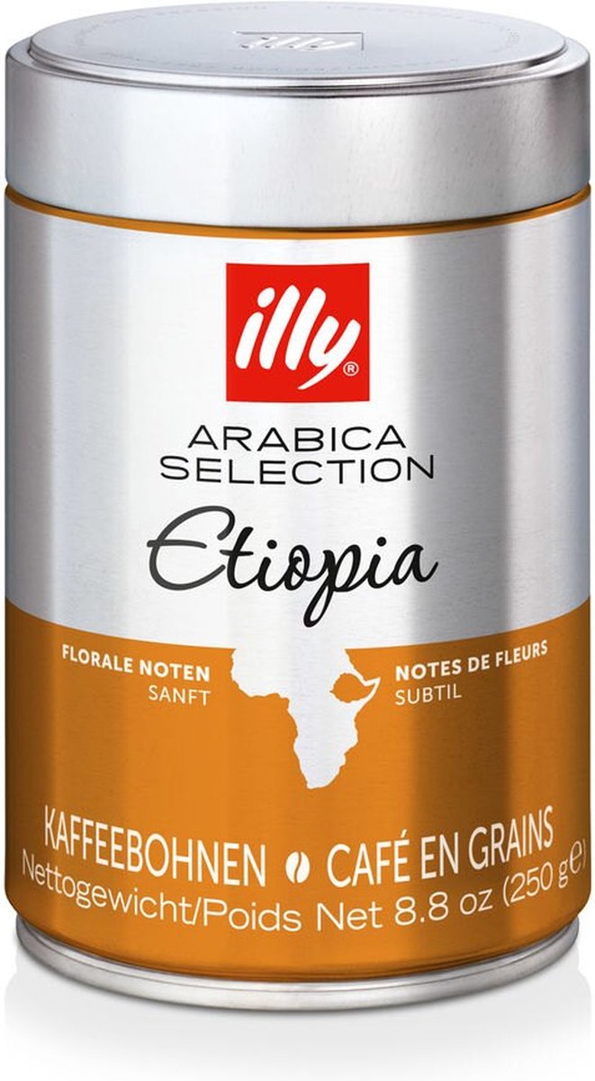 Goedkoopste illy Arabica Selection Ethiopië Koffiebonen - 250 gram