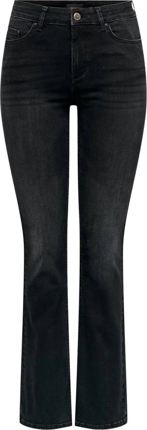 Only Jeans Onlblush Mid Flared Dnm Tai1099 Noo 15286686 Washed Black Dames