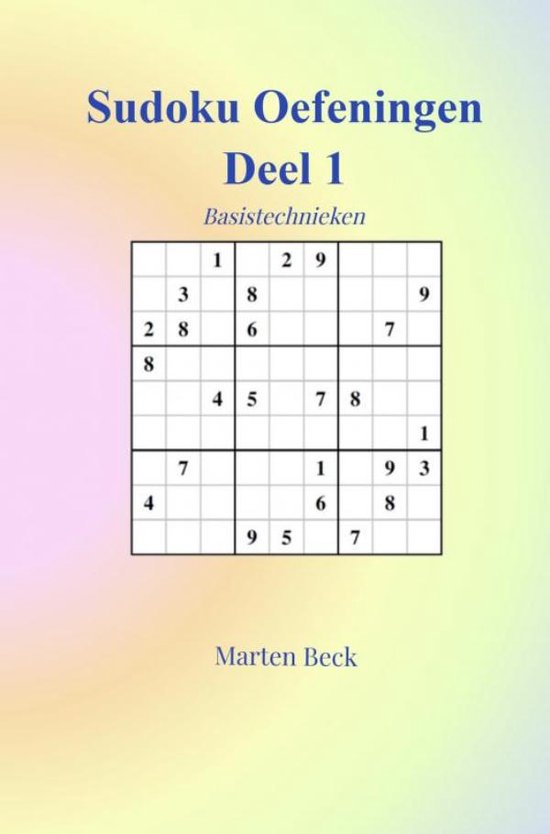 Sudoku Oefeningen Deel 1 - cover