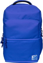 Oxford École Backpack - 12 compartiments - compartiment pour ordinateur portable 17 pouces - 30L - sac à dos garçons - sac à dos fille - fabriqué de manière durable à partir de polyester recyclé - bleu