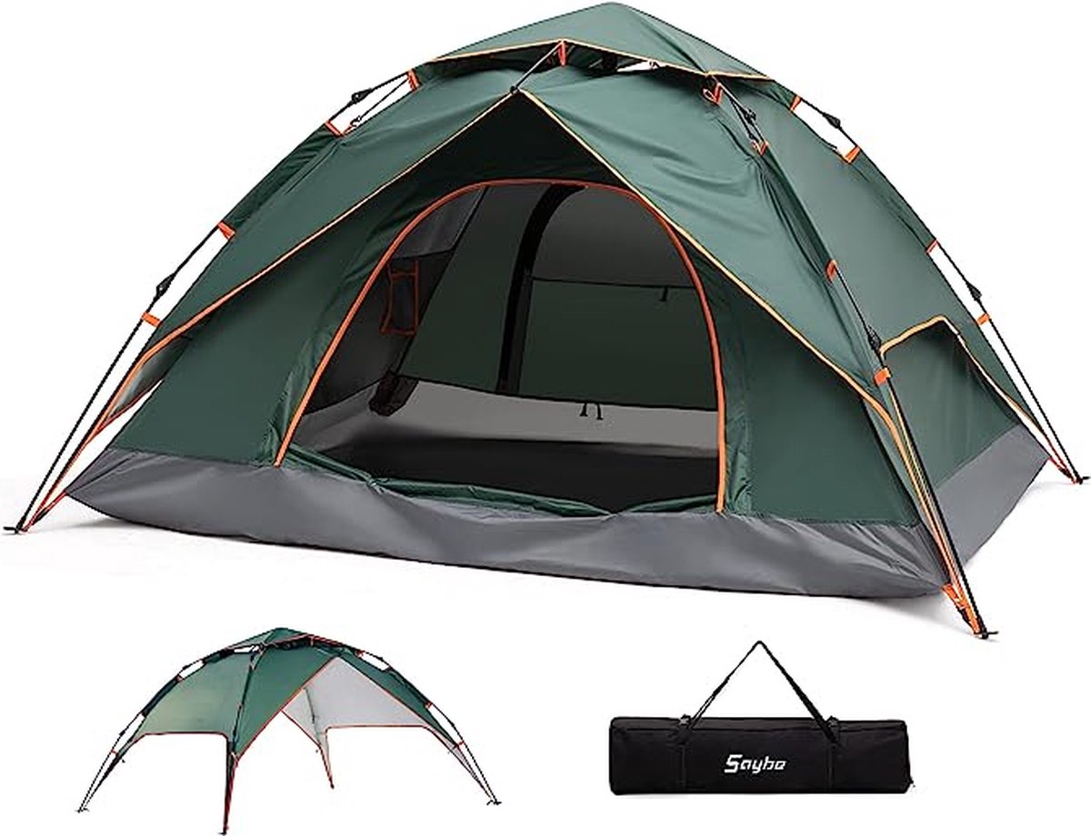 Lichte Outdoor Pop-Up Tent - Waterdichte Tent - 3 personen - Kampeertent -