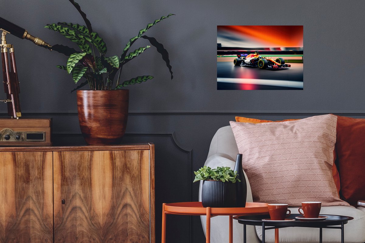 Poster Auto - Formule 1 - Circuit - Raceauto - 40x30 cm