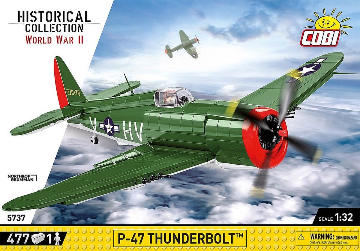 COBI Historical Collection - P-47 Thunderbolt Constructiespeelgoed thumbnail 3