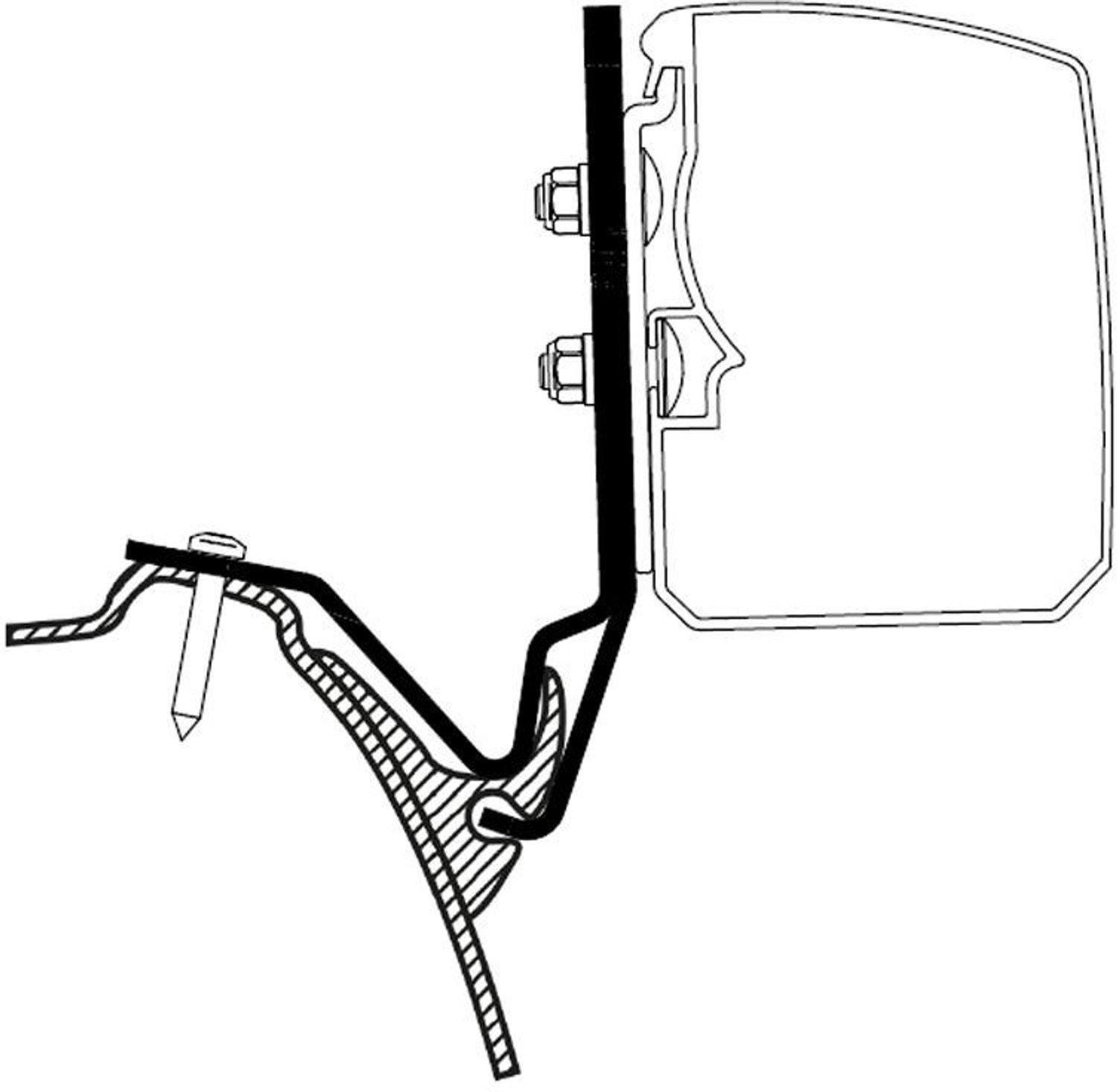 Thule Westfalia Kepler One/Five/Six Adapter 3200