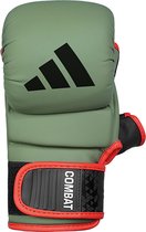 adidas Combat 50 Sparring Grappling Gloves Legergroen Small