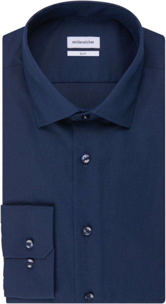 Chemise Homme Seidensticker - Taille XL - Couleur Violette - Occasion Comme Neuf