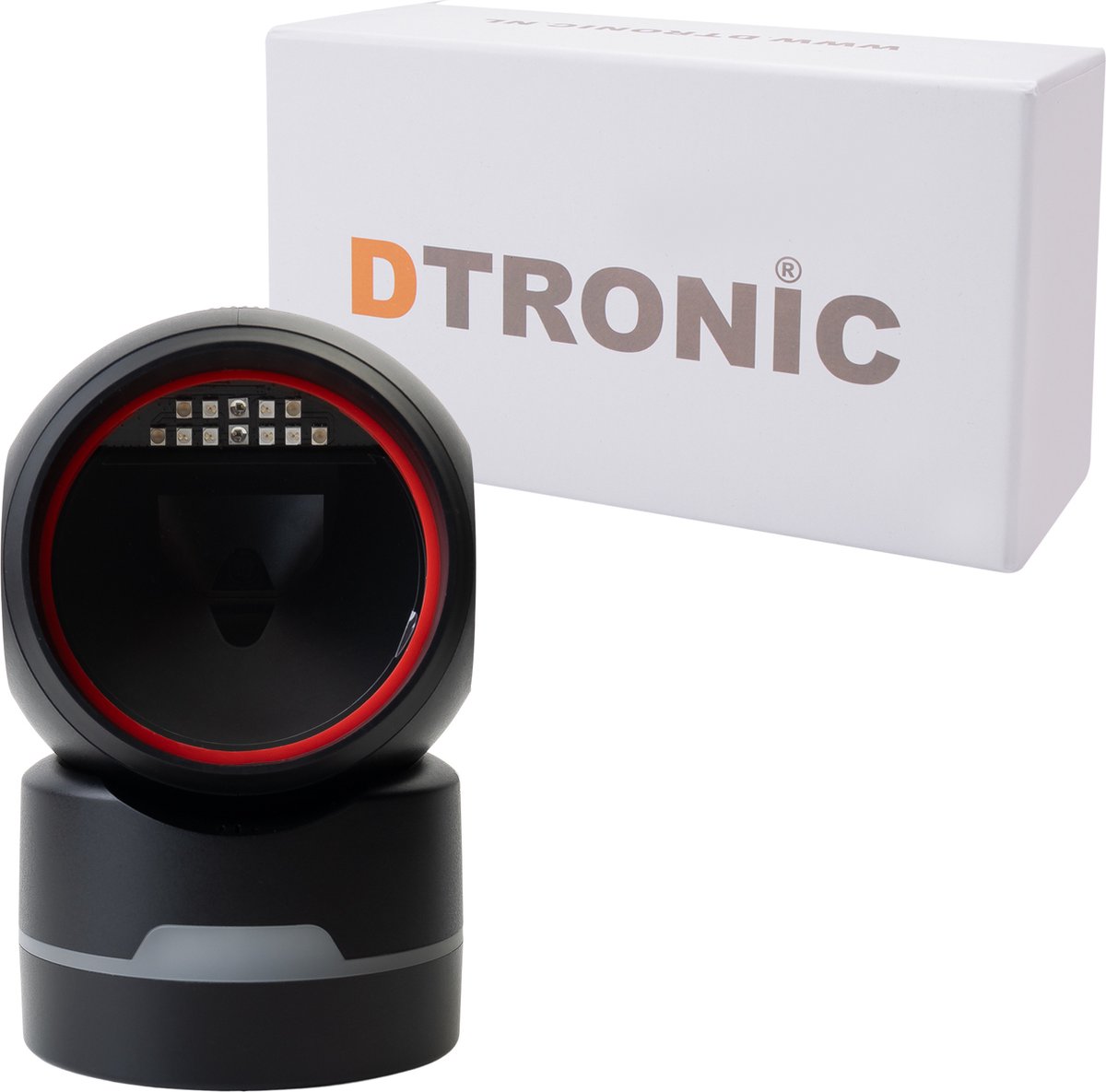 DTRONIC DT3168 barcodescanner – Handsfree toonbankscanner – USB Plug & Play – QR & 1D – Voor kassa & PC