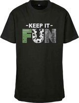 Mister Tee - Kids Keep It Fun Kinder T-shirt - Kids 146/152 - Zwart