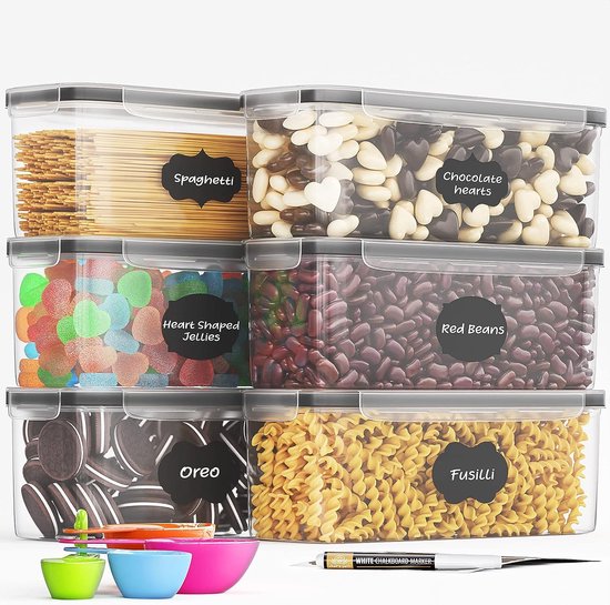 Spaghettidoos Doos Spaghetti Voedselbewaardoos Noodle Opbergdoos Kunststof Spaghetti Langwerpige Opbergdoos Spaghetti Pastabakje Voor Spaghetti Pasta Koffiedik Suiker Suiker Biscuit Kruidenset 2 Stuks