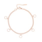 OOZOO Jewellery - Rosé goudkleurige armband met appels - SB-1044