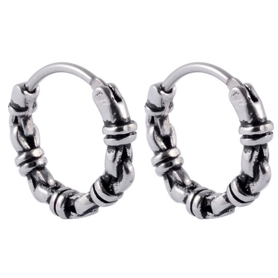 Fako Bijoux® - Boucles d'oreilles Bali - Sanur - 15mm - Acier Inoxydable -  Acier - Argent | bol