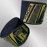 PunchR™ Premium Boksbandages Hand Wraps 350 cm Zwart