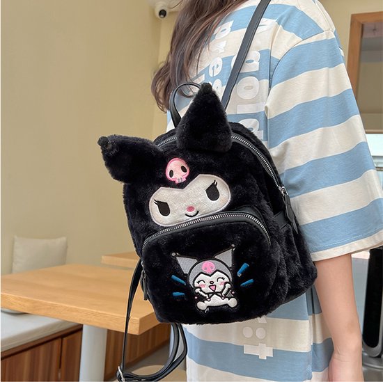 Kuromi - Hello Kitty - Sanrio - Peluche - sac - sac à dos - cartable -  mignon