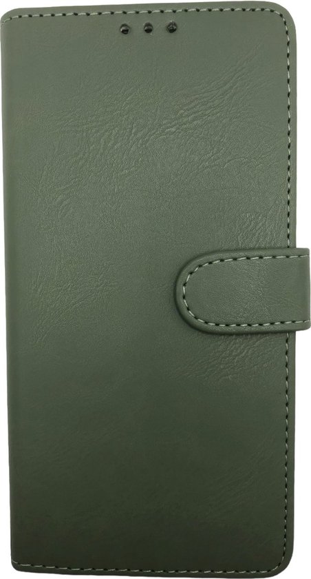 Étui portefeuille en cuir PU - Étui à rabat avec fonction de support - Étui de protection avec porte-cartes - Convient pour Samsung Galaxy A34 5G/4G - Vert
