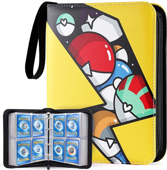 Yone - Pochette Collection pour Cartes Pokémon - Pochette Collection 4  Poches - 400