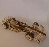 Formule 1 auto - XXL - 65 cm x 30 cm - houten bouwpakket - houten modelbouw - bouwmodel - bouwpakket - duurzaam