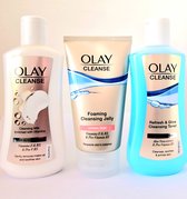 Olay Cleanse Trio Cleansing Milk 200ml + Cleansing Jelly 150ml + Cleansing Toner 200ml