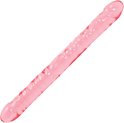 Crystal Jellies Double Dong Pink 18 inch