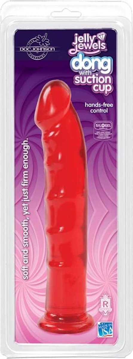 Goedkoopste Doc Johnson Dildo met Zuignap ruby