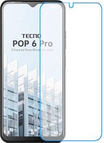 Beschermlaagje - Tecno Pop 6 Pro - Gehard Glas - 9H - Screenprotector