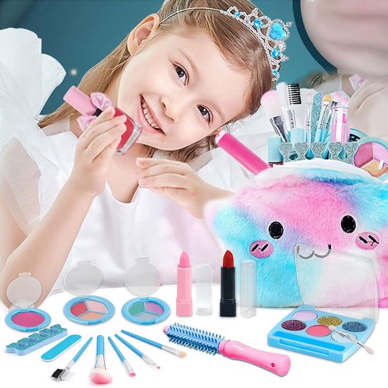 Ensemble de maquillage pour enfants pour filles, kit de