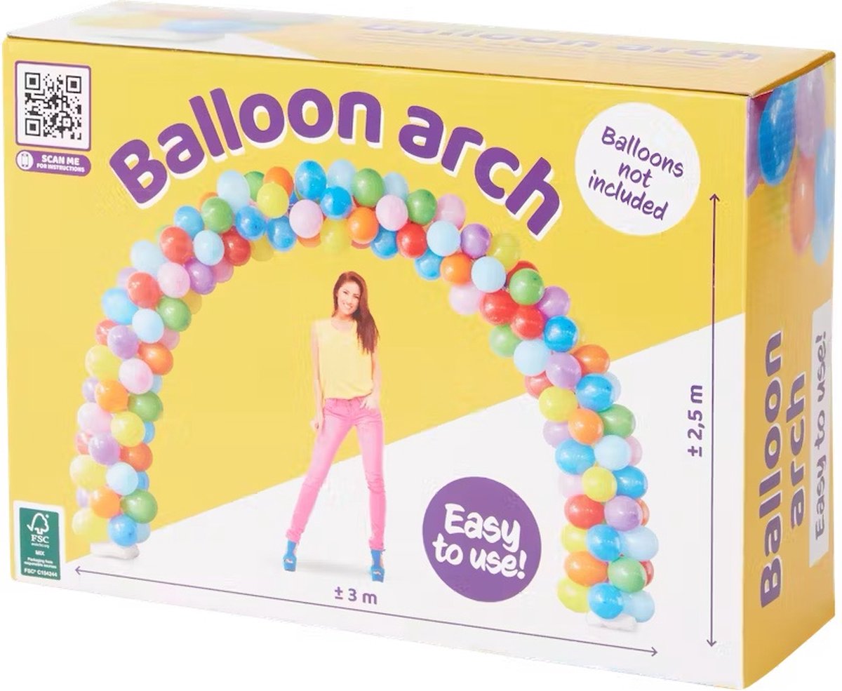 Ballonnenboog 3 X 2 5 Meter Bol ballonnenboog-3-x-2-5-meter-bol