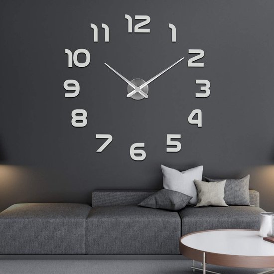 Dubbelzijdige hoek wandklok, moderne decoratieve kunst hoek wandklok
