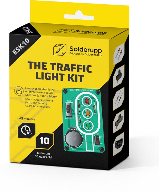 SOLDERUPP DE TRAFFIC LIGHT KIT - EDUCATIEVE SOLDEERKITS