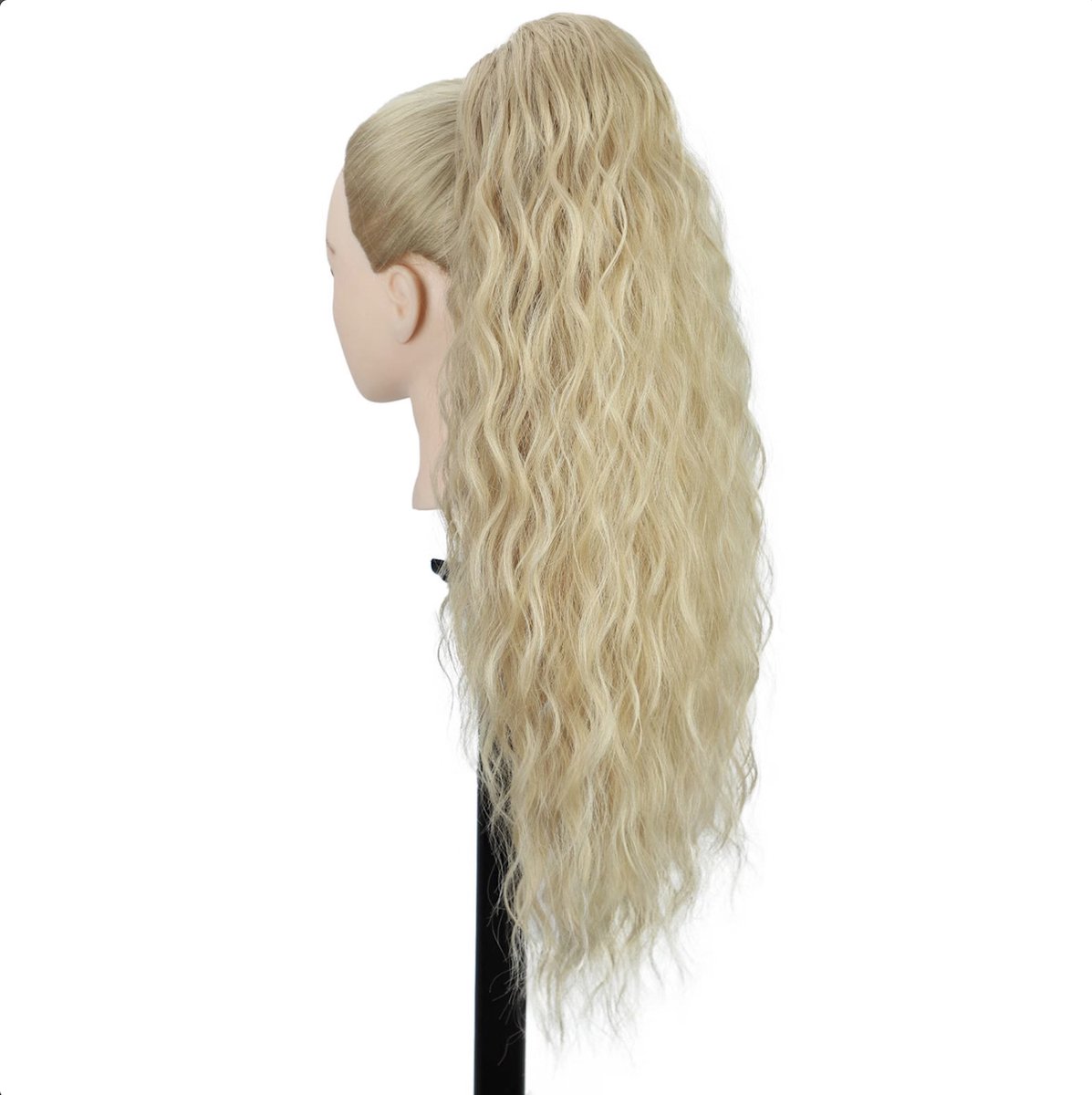 Miss Ponytails - Beachwave ponytail extentions - 26 inch - Blond 16H60 - Hair extentions - Haarverlenging