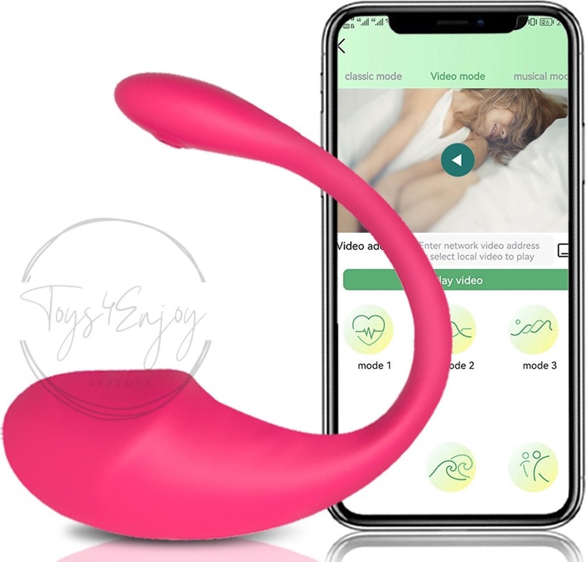 Goedkoopste Vibrator ei , ei-vibrator, Stimulator, dildo, app control, sex, sexspeeltjes, Toys4enjoy