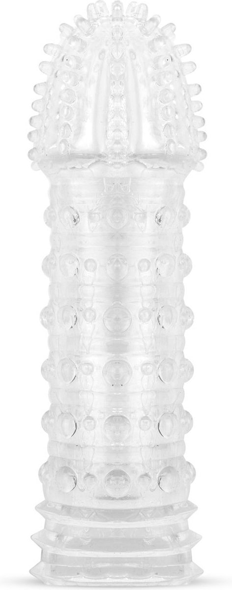 Goedkoopste Genopte Penis Sleeve - Transparant