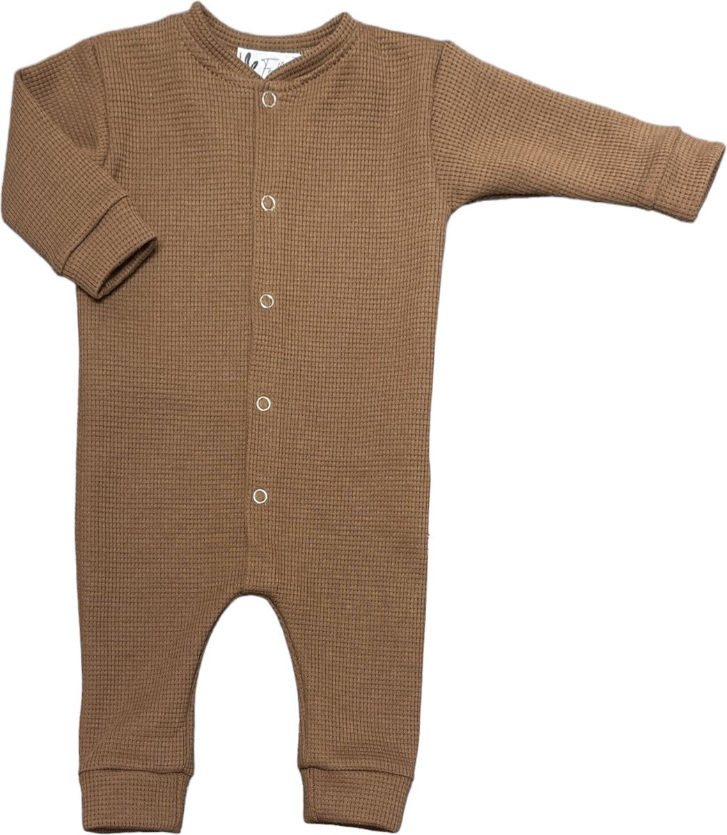 Boxpakje - Waffle - Brown - maat 62/68