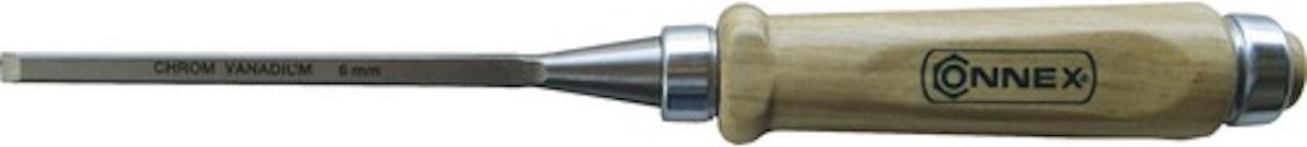 Houtbeitel 6 mm Ulmer-greep met zijafschuining